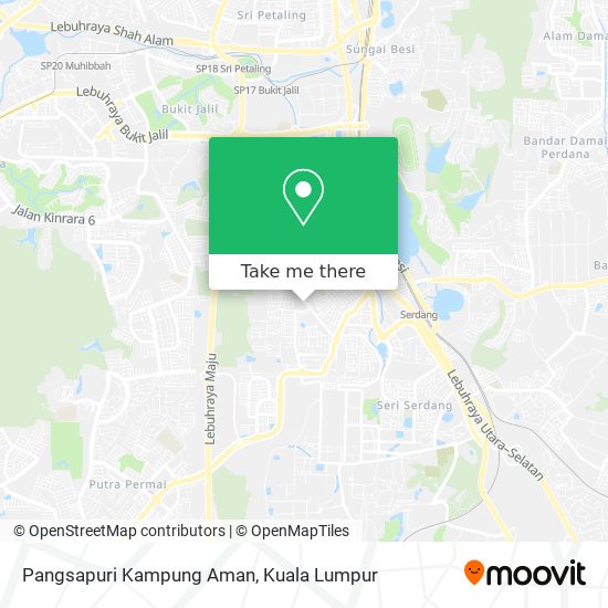 Pangsapuri Kampung Aman map