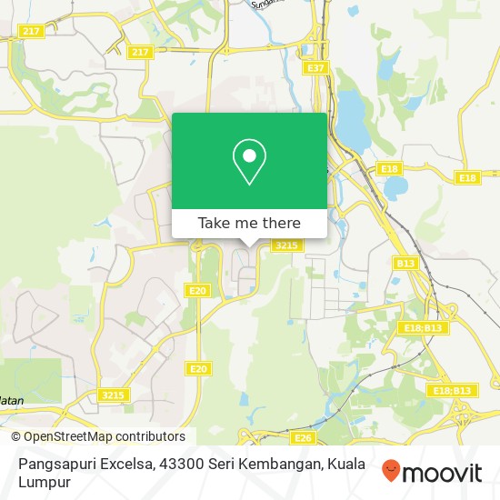 Pangsapuri Excelsa, 43300 Seri Kembangan map