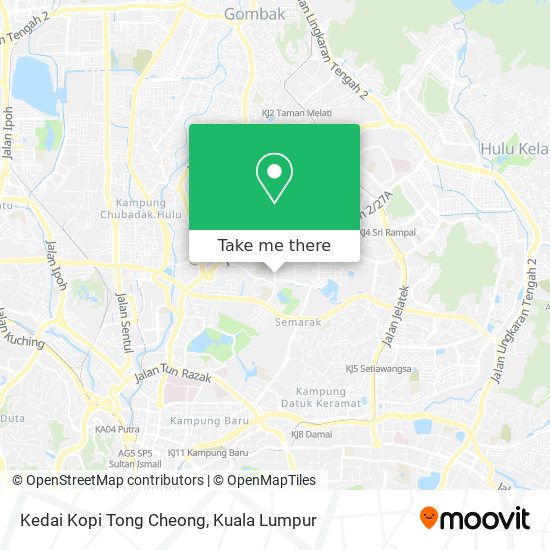 Kedai Kopi Tong Cheong map