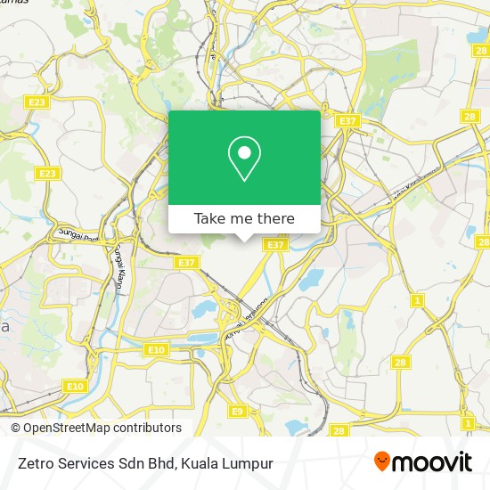 Zetro Services Sdn Bhd map