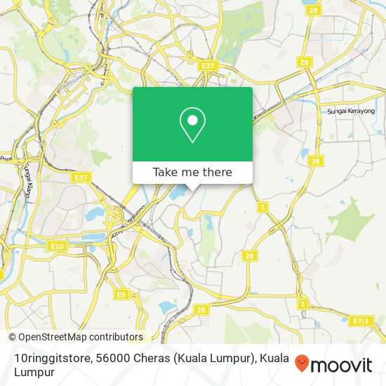 Peta 10ringgitstore, 56000 Cheras (Kuala Lumpur)