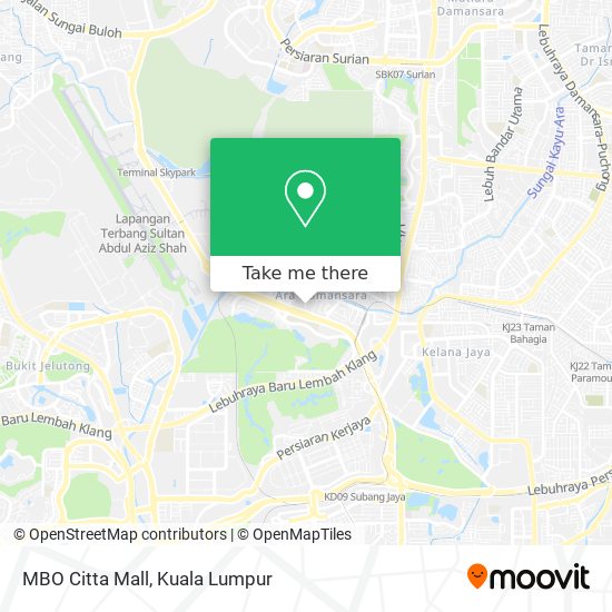 MBO Citta Mall map
