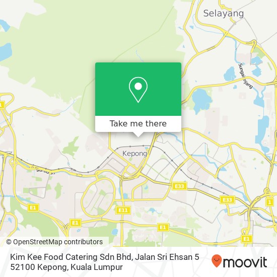 Kim Kee Food Catering Sdn Bhd, Jalan Sri Ehsan 5 52100 Kepong map