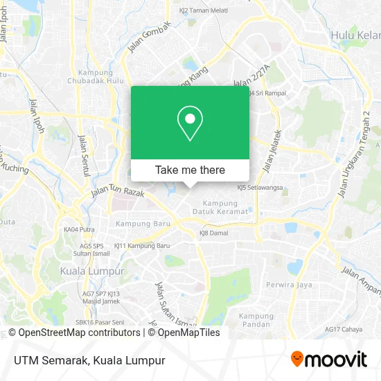 UTM Semarak map