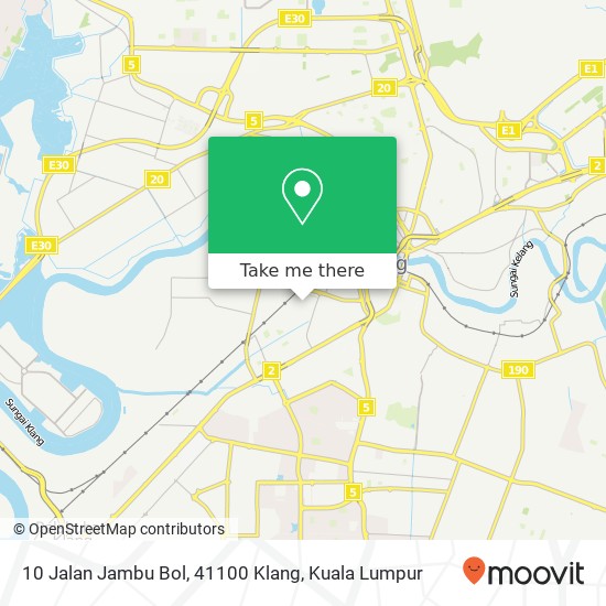 10 Jalan Jambu Bol, 41100 Klang map
