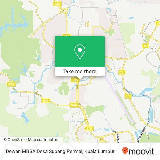 Peta Dewan MBSA Desa Subang Permai