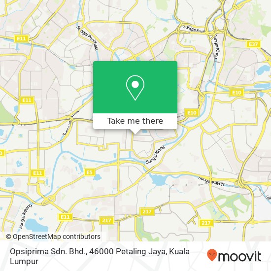 Opsiprima Sdn. Bhd., 46000 Petaling Jaya map