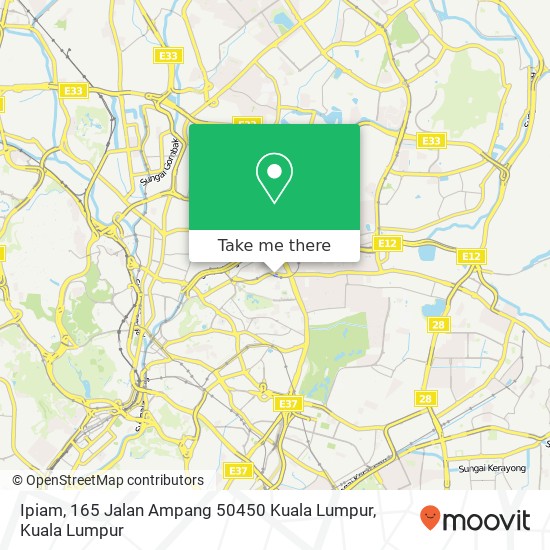 Ipiam, 165 Jalan Ampang 50450 Kuala Lumpur map