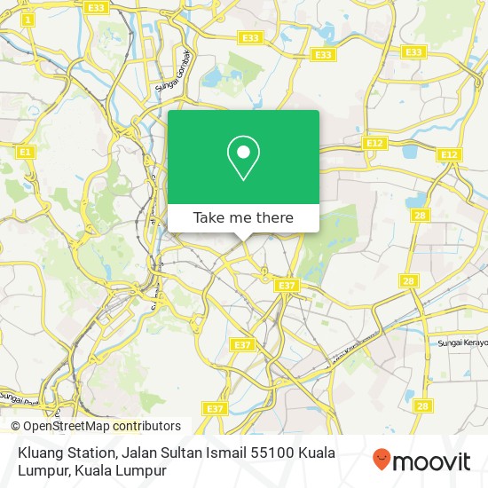 Kluang Station, Jalan Sultan Ismail 55100 Kuala Lumpur map