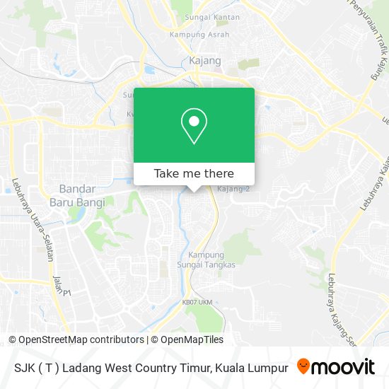 SJK ( T ) Ladang West Country Timur map