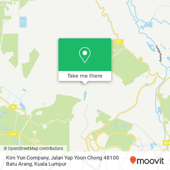 Kim Yun Company, Jalan Yap Yoon Chong 48100 Batu Arang map