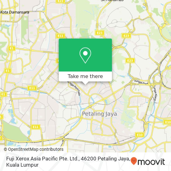 Peta Fuji Xerox Asia Pacific Pte. Ltd., 46200 Petaling Jaya