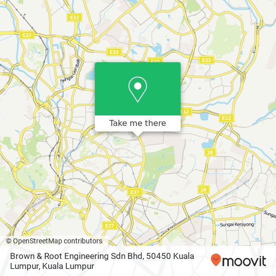 Brown & Root Engineering Sdn Bhd, 50450 Kuala Lumpur map
