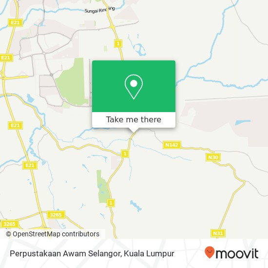 Peta Perpustakaan Awam Selangor