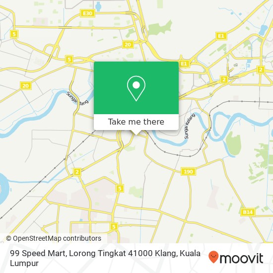 99 Speed Mart, Lorong Tingkat 41000 Klang map