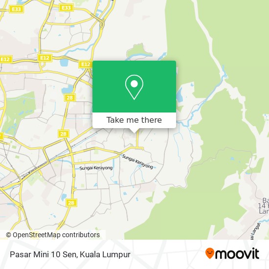 Pasar Mini 10 Sen map