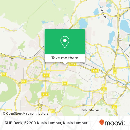 RHB Bank, 52200 Kuala Lumpur map