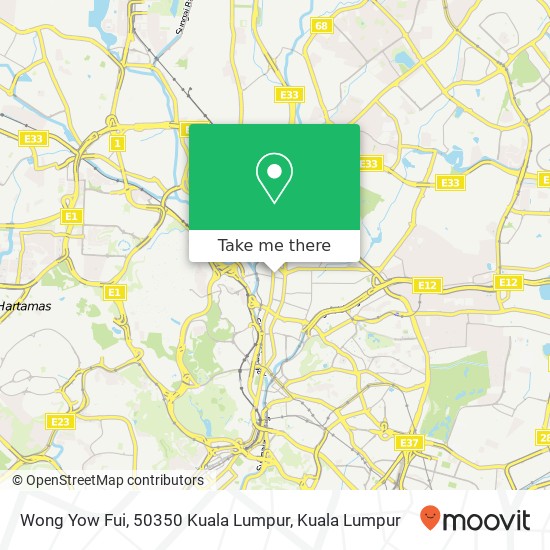 Wong Yow Fui, 50350 Kuala Lumpur map
