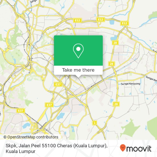 Skpk, Jalan Peel 55100 Cheras (Kuala Lumpur) map