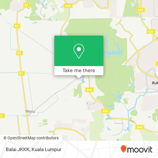 Balai JKKK map