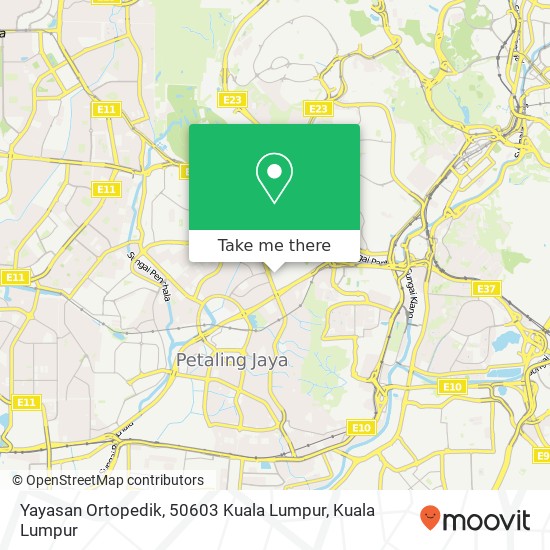 Yayasan Ortopedik, 50603 Kuala Lumpur map