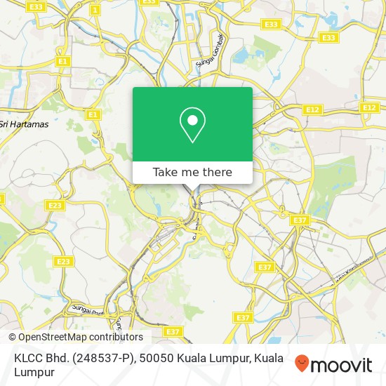 KLCC Bhd. (248537-P), 50050 Kuala Lumpur map