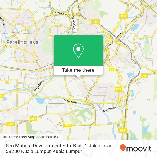 Peta Seri Mutiara Development Sdn. Bhd., 1 Jalan Lazat 58200 Kuala Lumpur