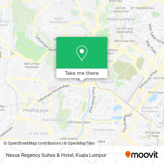 Nexus Regency Suites & Hotel map