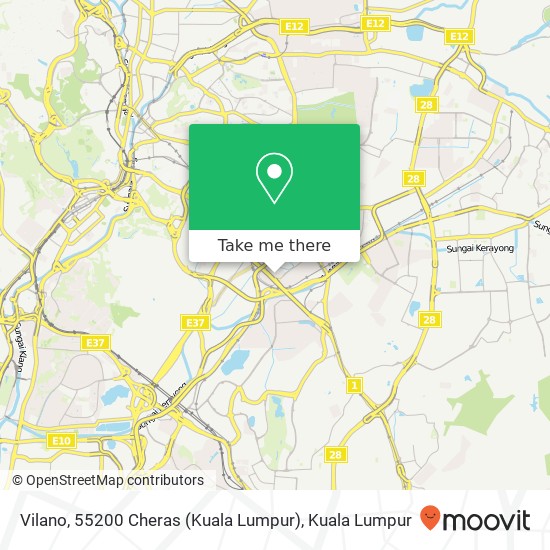 Vilano, 55200 Cheras (Kuala Lumpur) map