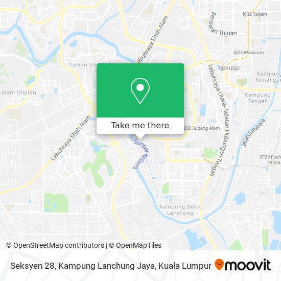 Seksyen 28, Kampung Lanchung Jaya map