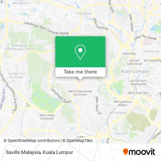 Savills Malaysia map