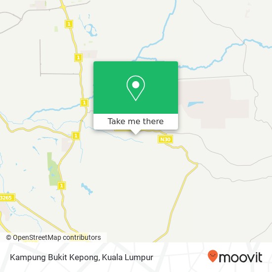 Kampung Bukit Kepong map