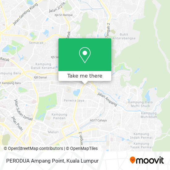 PERODUA Ampang Point map