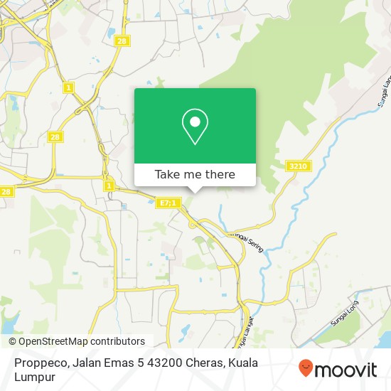 Proppeco, Jalan Emas 5 43200 Cheras map