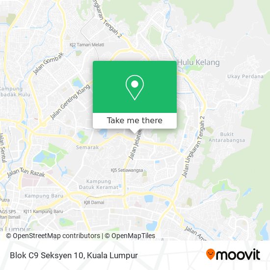 Peta Blok C9 Seksyen 10