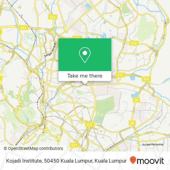 Peta Kojadi Institute, 50450 Kuala Lumpur