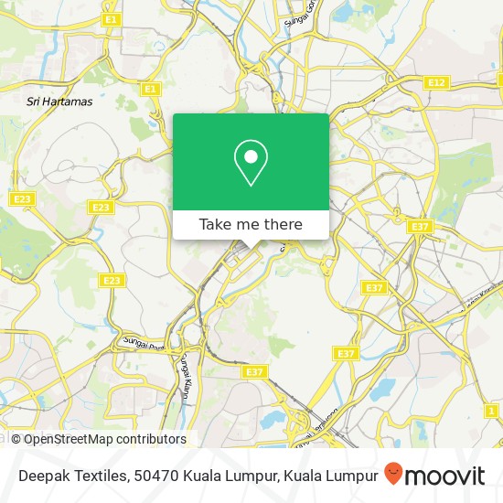 Peta Deepak Textiles, 50470 Kuala Lumpur