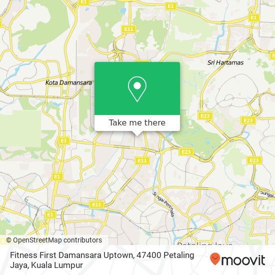 Fitness First Damansara Uptown, 47400 Petaling Jaya map