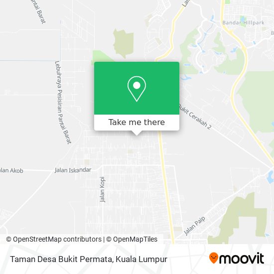 Taman Desa Bukit Permata map