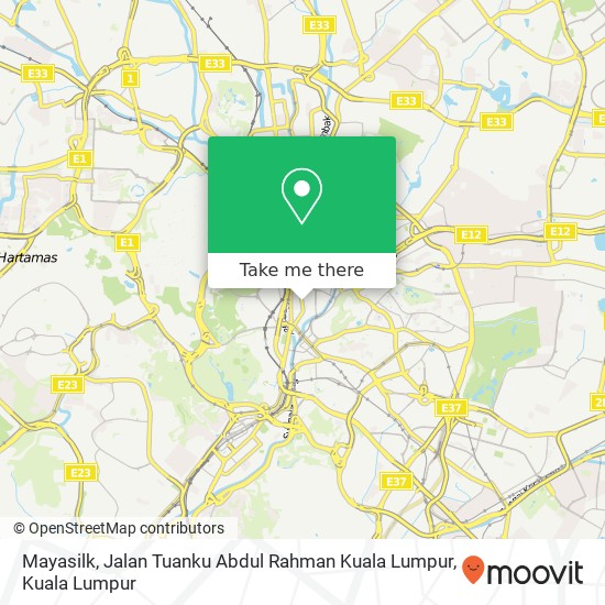 Peta Mayasilk, Jalan Tuanku Abdul Rahman Kuala Lumpur