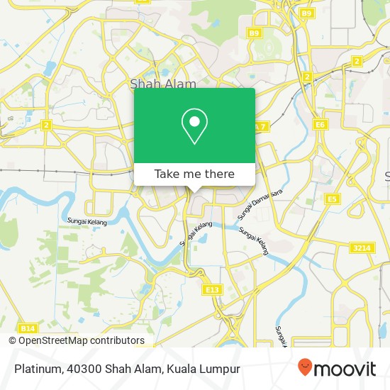 Platinum, 40300 Shah Alam map