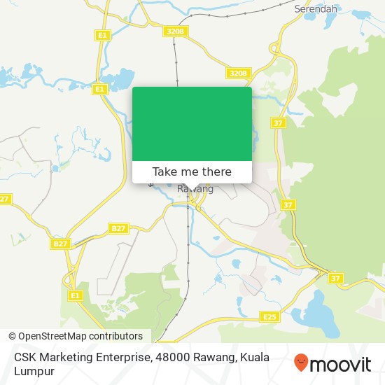 Peta CSK Marketing Enterprise, 48000 Rawang