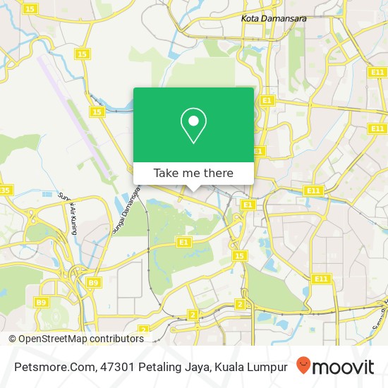 Peta Petsmore.Com, 47301 Petaling Jaya