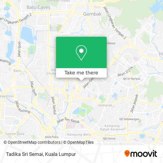 Tadika Sri Semai map