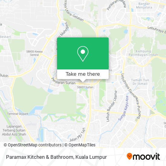 Paramax Kitchen & Bathroom map