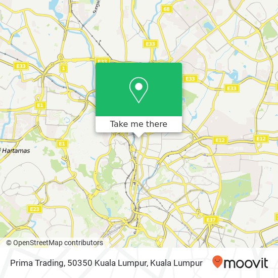 Prima Trading, 50350 Kuala Lumpur map