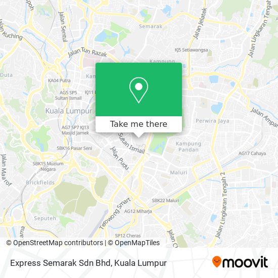Express Semarak Sdn Bhd map