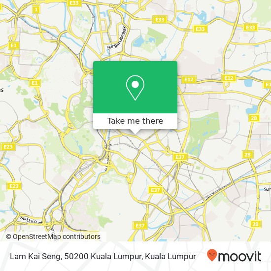 Peta Lam Kai Seng, 50200 Kuala Lumpur