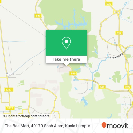 Peta The Bee Mart, 40170 Shah Alam
