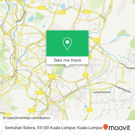 Sentuhan Sutera, 55100 Kuala Lumpur map